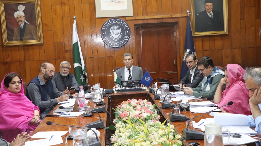 Vice Chancellor Prof. Dr. Muhammad Jahanzeb Khan presided over the meeting of the ASRB at the committee room.