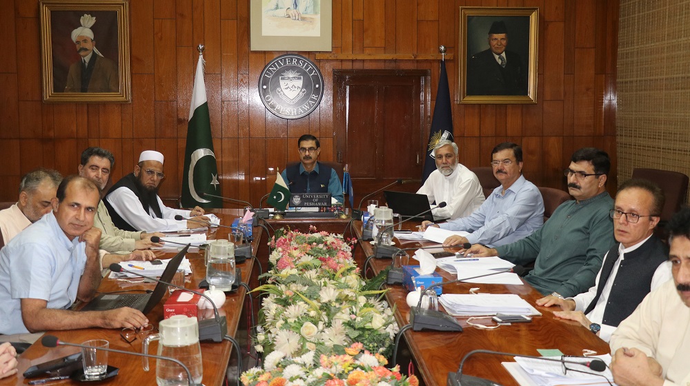 Vice Chancellor Prof. Dr. Muhammad Idrees presiding over the meeting of Advance Studies and Research Board(ASRB).