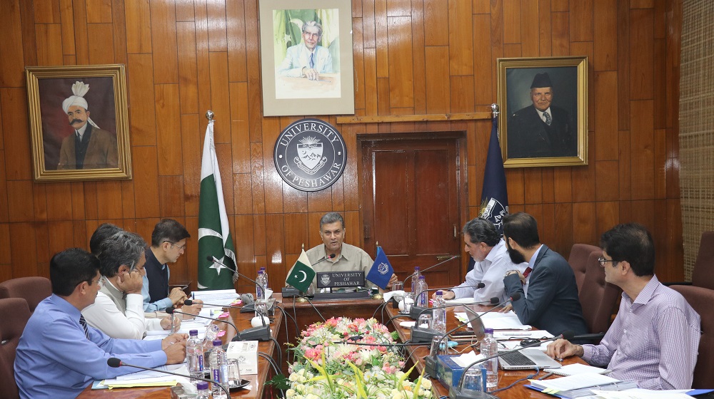 A meeting of the Board of Governors of Area Study Centre was held at the University of Peshawar, presided over by Vice Chancellor Prof. Dr. Muhammad Jehanzeb Khan.